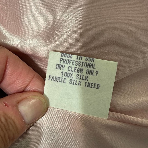 Earl Rutenberg Vintage 100% Silk Multi-color Woven Open Jacket Large - Picture 9 of 12